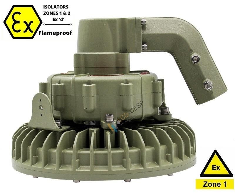 IP66 or IP67 Flame Proof Atex Zone 1 & Zone 21 LED High Bay and Flood Light 100W 120W 150W 185W 200W Luminaires for Use in Hazardous (Classified) Locations