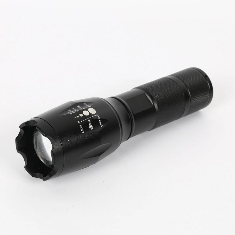 Yichen Promotion Zoomable LED Flashlight Torch Portable Tactical Flashlight