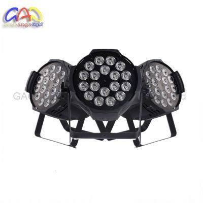 18PCS*18W 6in1 Rgbaw UV LED Aluminum PAR Can