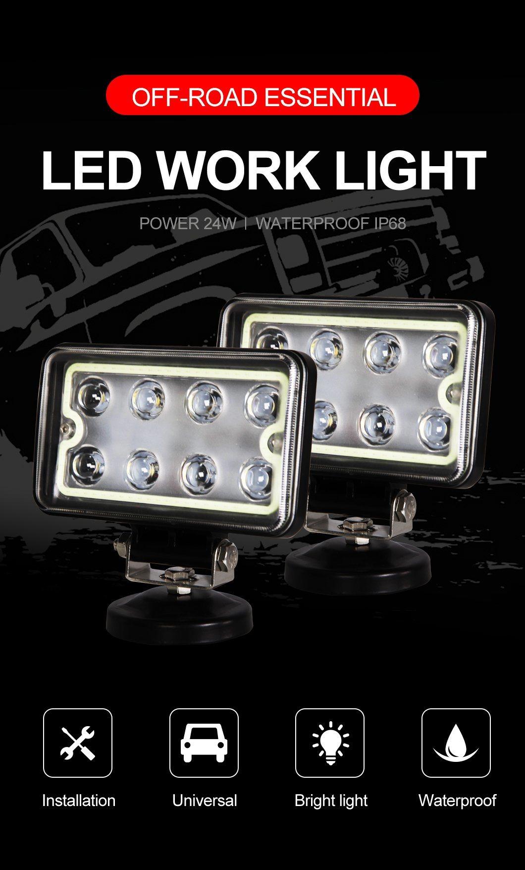 Factory Supply LED Car 18W LED Work Light Round Offroad Auto LED Work Light