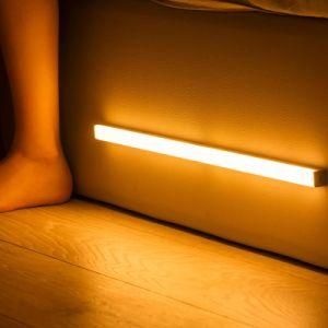 LED Night Light Motion Sensor Wireless USB Rechargeable 20 30 40 50cm Night Lamp for Kitchen Cabinet Wardrobe Lamp
