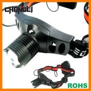 Chengli High Power Aluminum 120lumens CREE 3W LED Zoomable LED Headlamp with 3PCS AAA Size Battery (LA275)