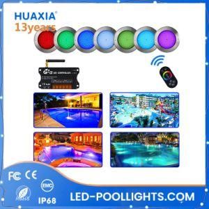 8mm Thickness IP68 6W 8W 18W 24W 35W Under Water LED Swimming Pool Light