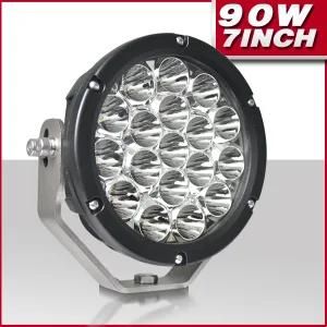 10-30V 7inch 90W Round Spot LED Car Light Headllight for off Road 4X4