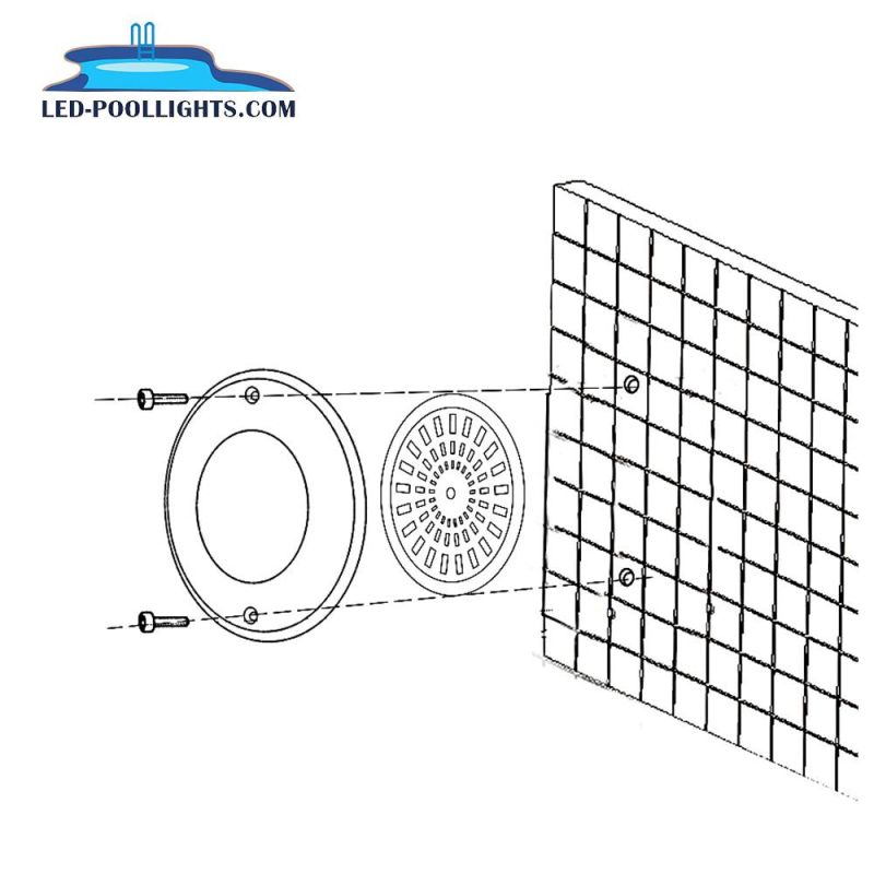 Huaxia Ultra Slim 8mm Thickness 18W 24W 35W Pool Lights with Ce RoHS with Two Years Warranty