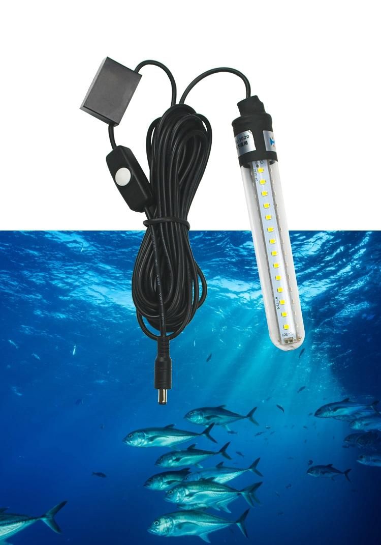 DC 12V 6.5W 500lm High Quality Cheap Price Fish Lure Float LED Fishing Light