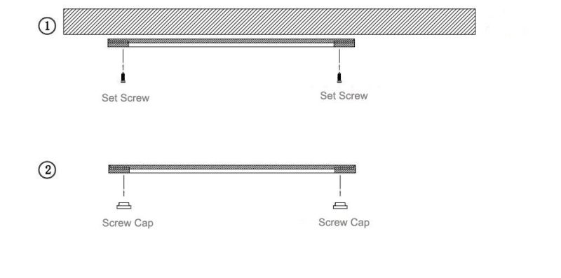 Four Lengthes 30cm / 40cm / 50cm / 60cm Can Be Optional LED Cabinet Door Control Motion Sensor Lighting