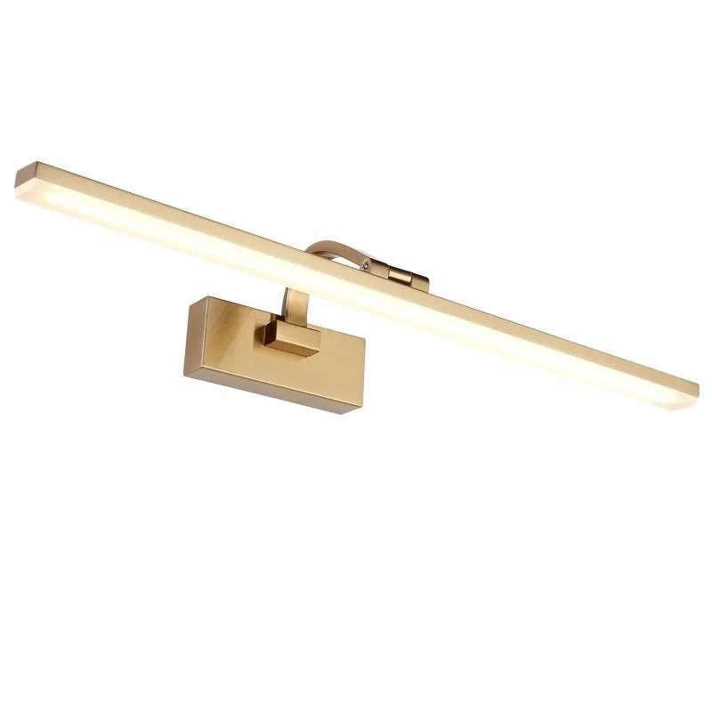 Bathroom Gold Waterproof LED Wall Lamps Cabinet Vanity Mirror Lights (WH-MR-31)