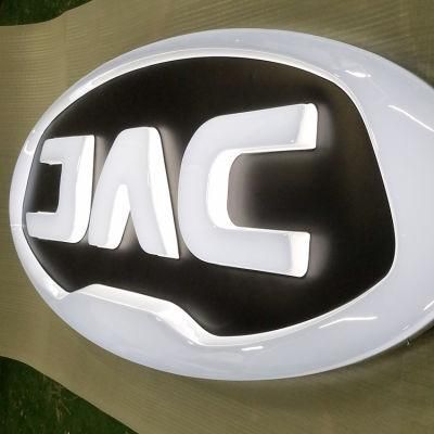 Customized LED Backlit Outdoor Car Signage for Auto Shop