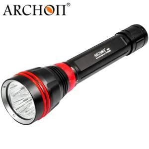 4000lm 4 LED Underwater 100m Scuba Diving Flashlight Torch 26650+Charger