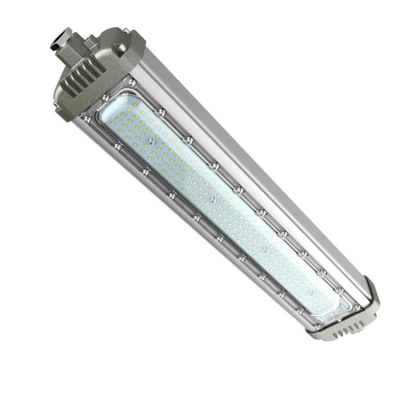 600mm 1200mm 20W~120W Explosion Proof LED Work Lights Linear Strip Lighting for Harsh Hazardous Class 1 Division 2 Zone1 Zone2 Atex Certificate