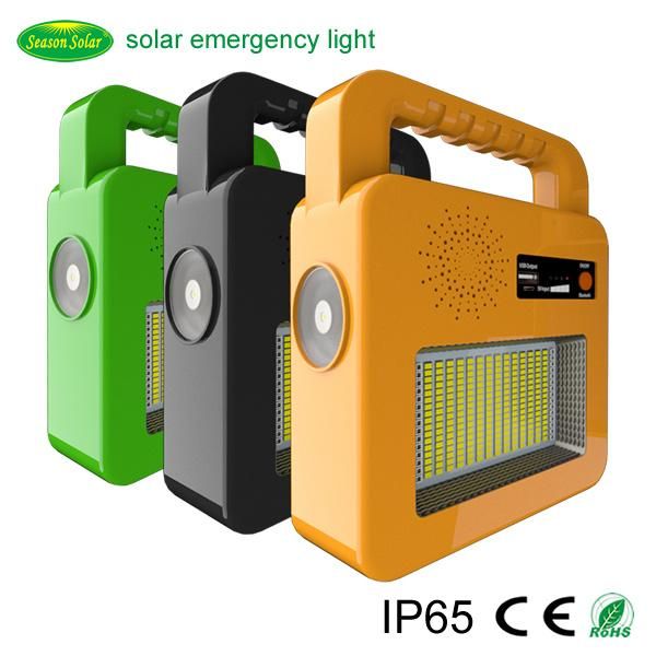 Rechargeable Flashlighting Lantern 5W Outdoor Solar LED Camping Light with USB Charging Lighting Lamp