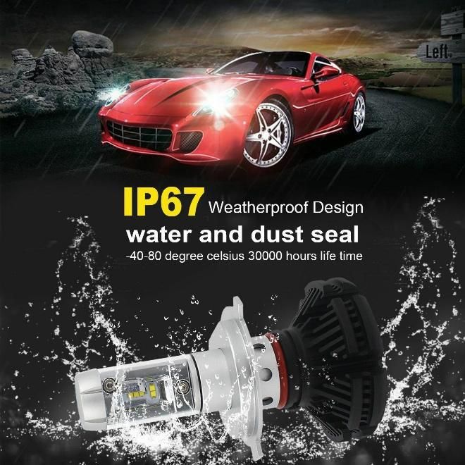 Luces LED H1 H3 H4 H7 H11 880 9005 X3 Series 50W High Power LED Headlight 6000lm Beam Bulb Car LED Auto Lights