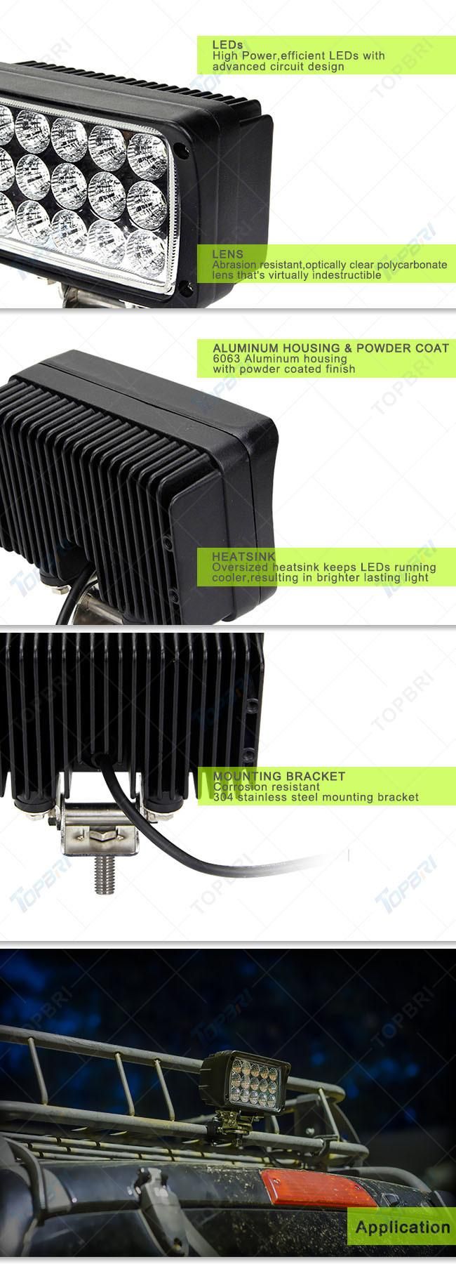 6inch Auto 45W Truck Jeep ATV UTV LED Working Lamp