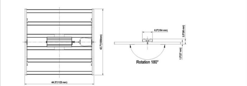 The Same Quality as Gavita Samsung 301b Full Spectrum 630W Best LED Vertical Farming Grow Light Daisy Chain