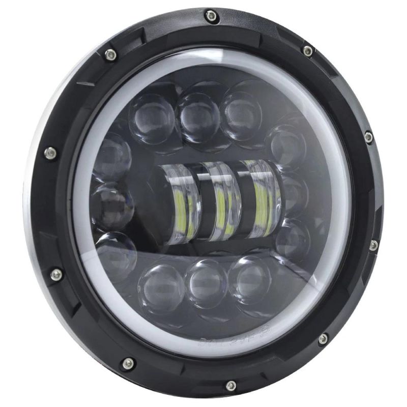 Dxz Waterproof Car Driving Front Light 60W Hi/Lo Offroad Auto Round LED Headlight for Jeep Wranlger