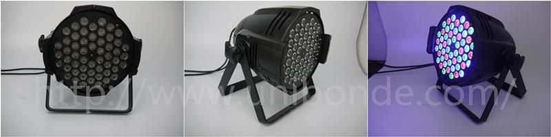 RGB 54PCS 3W LED PAR Disco Lighting Party Light DJ Equipment