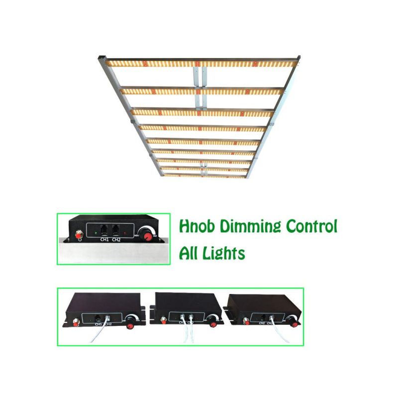 Newest Hortibloom Full Spectrum Commercial Horticulture 600W LED Grow Light Bar
