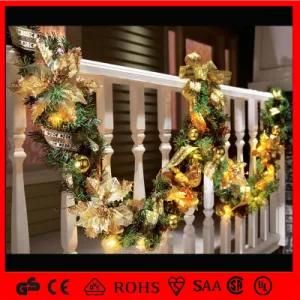 Shopping Mall Holiday Christmas LED Rattan Garland Decoration Light