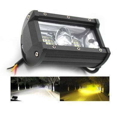5inch 36W Super Bright Driving High Low Beam Amber/White off-Road LED Light Bar