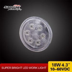 Machine Work Light 5&quot; 18W CREE Offroad Agriculture Auto Headlight