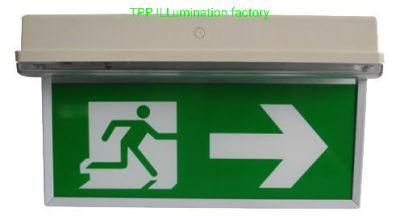 High Efficiency Waterproof IP65 LED Emergency Light with Escape Sign
