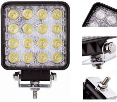 4 Inch Square Flood Lights LED Work Light off-Road Lights