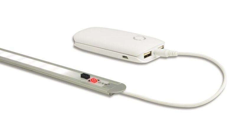 Rechargeable LED Motion Sensor Linear Cabinet Light Bar for Wardrobe and Furniture