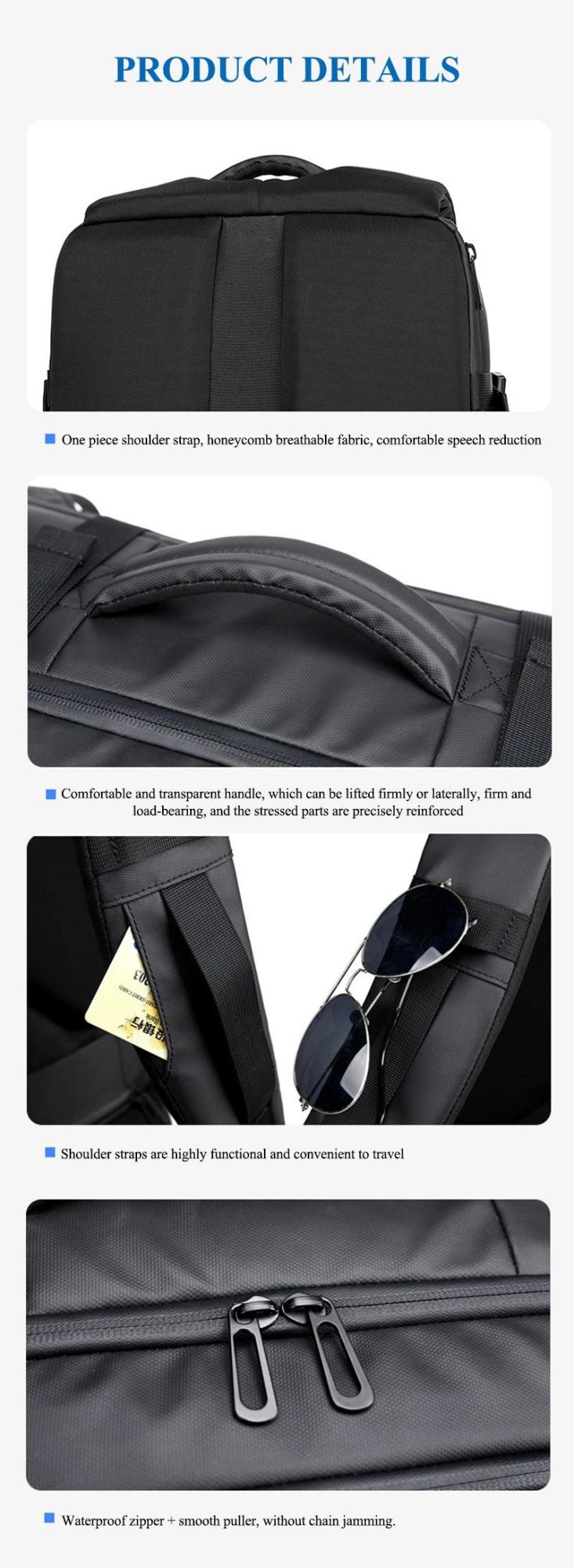 21.5 Inch Quality Assurance Outdoor LCD Digital Advertising Display Backpack