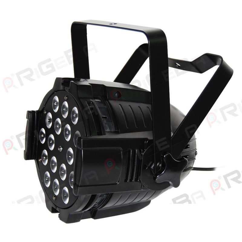 Party Stage Disco PAR 64 18LEDs 10W RGBWA+UV 6in1 High Power LED Spot PAR Light