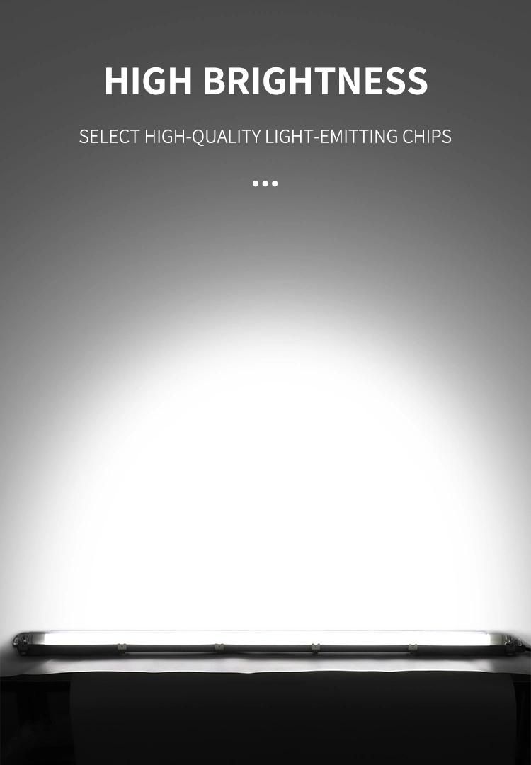 IP65 0.6m LED Industrial Batten Waterproof Tri-Proof Light Shop Light