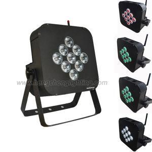 9*10W 4 in 1 RGBW Battery Wireless LED PAR Light Stage Lighting (HC-037C)