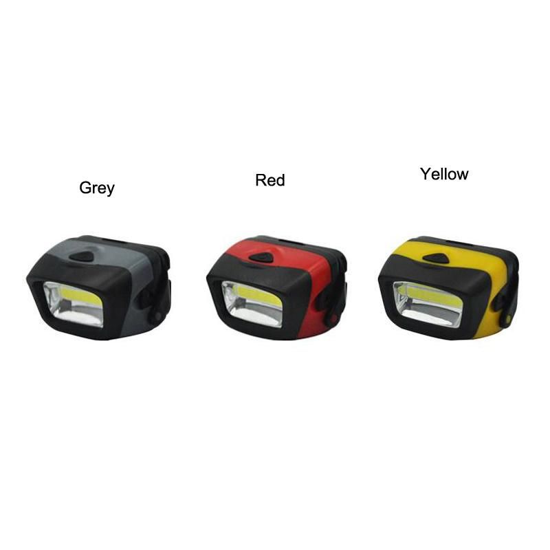 High Bright Outdoor Light 3*AAA Batteries COB LED Head Lamp