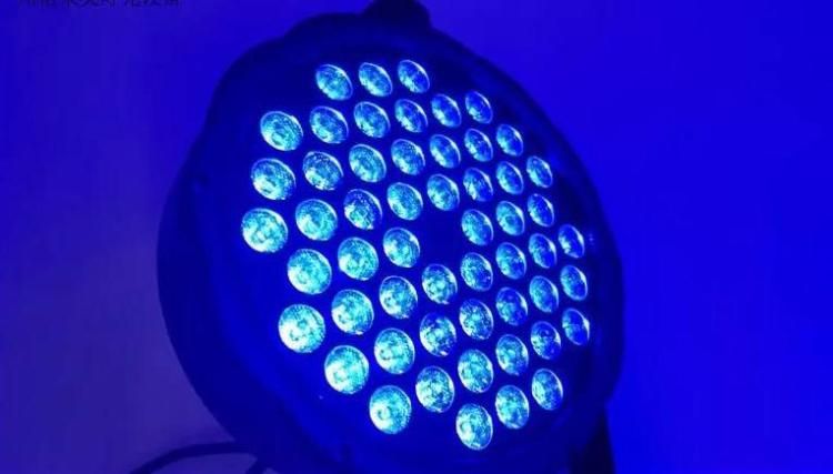 Stage Lights LED PAR Can DJ Lighting Disco Show 54PCS*3W RGBW Flat PAR Light
