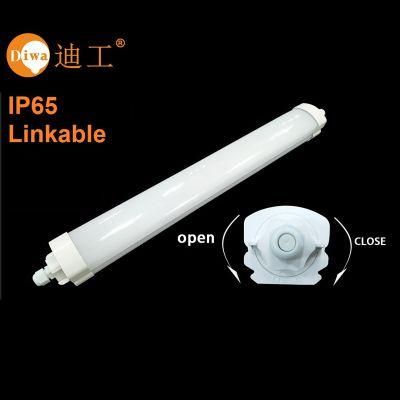 IP65 LED Tri-Proof Lamp Fitting with Quick Linkable Design Dw-LED-Zj-65