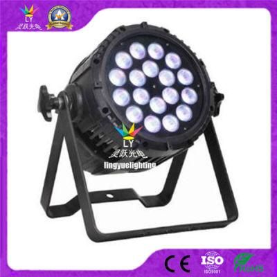 PAR 64 18X18W LED Light RGBWA UV 6in1 DMX512 LED PAR Can