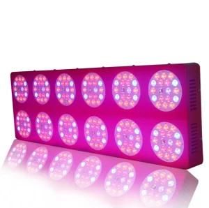 New 500W Full Spectrum LED Grow Light IR Veg Flower Hydroponic Panel Lamp 6 Band