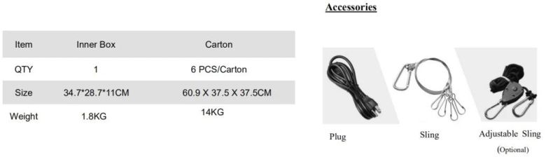 100W 200W 400W 600W Commercial Greenhouse Indoor Garden LED Grow Light