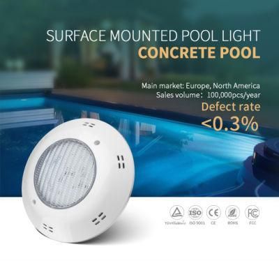 12volt LED Wall Mounted LED Swimming Pool Light IP68 Structure Waterproof with Anti UV Material