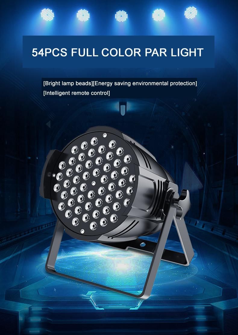 54* 3W LED PAR Light Stage Lighting for Disco DJ