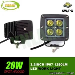 3.2inch 20W Auto Lamp LED Work Light with CREE LEDs