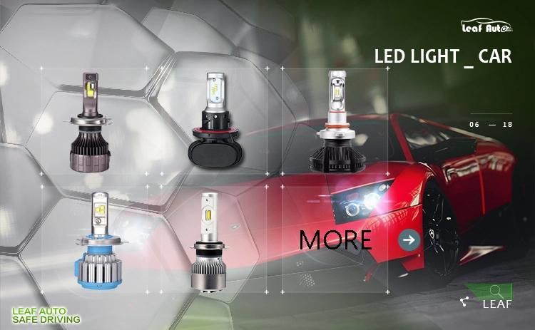 Auto Bulb H7 H4 Luces LED Car Headlights Canbus Zes Headlight Bulb Focos LED F6 50W H1 9005 9006 H11 6000K 12V LED Headlight