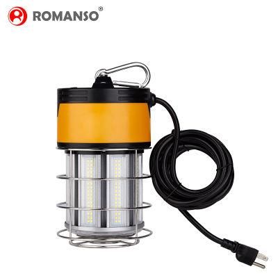 Romanso LED Work Light 100~277V 5000K Indoor Outdoor LED Temporary Construction Lights with 5 Year Warranty