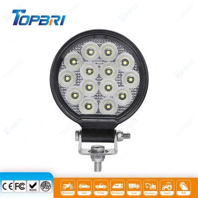 42W Round Flood LED Work Light Lamps for Auto Car