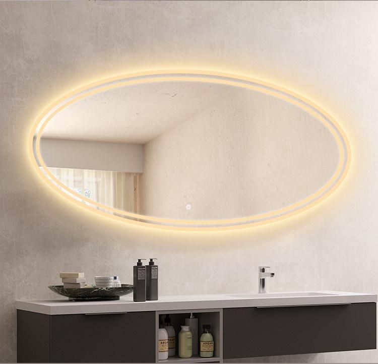 Bathroom Makeup LED Three-Color Touch Mirror Light