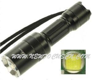 High Power Adjustable Zoom CREE Xml T6 LED Flashlight 900lumens 1*18650 Rechargeable Battery (YA0057-T6)