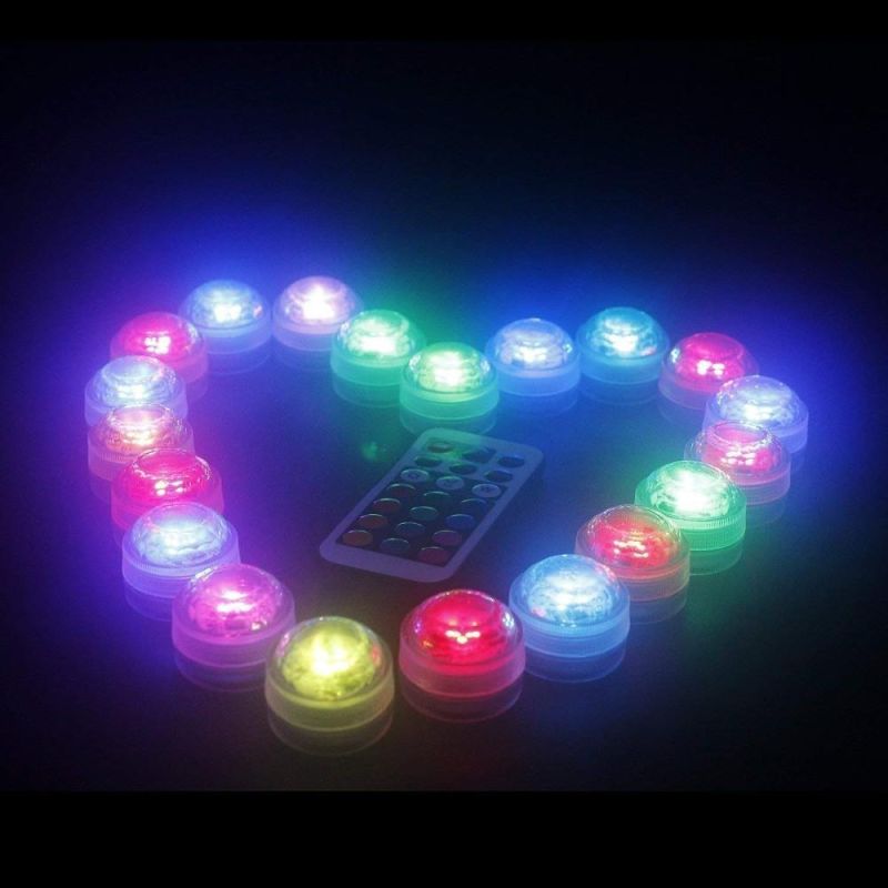 Remote Controlled RGB Submersible Light Battery Operated Underwater Night Light