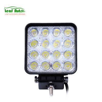 16LED Square Spotlight for Truck Offroad 4X4 4WD Luz LED Car LED 12V 24V 4.2&quot; 48W LED Work Light