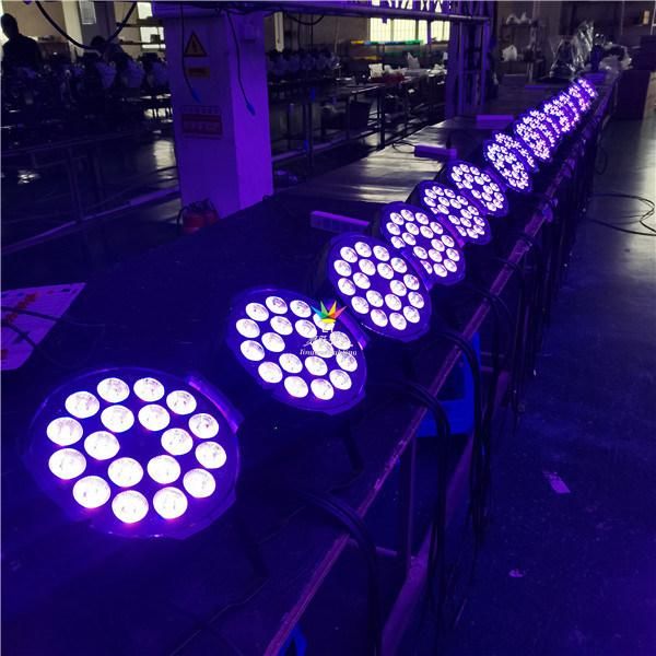 DJ 18X12W RGBW 4in1 LED PAR Can Stage Light