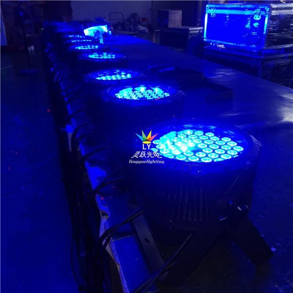 Whtie 54PCS 3W DMX Waterproof LED PAR Can Stage Light